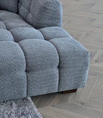 The Cloud 9 in Iron Boucle Fabric