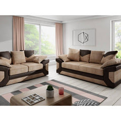 Dino 3+2 Sofa Set, 3 and 2 Seater Sofas in Grey or Brown